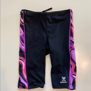 Boys TYR Polyester Durafast swim trunks size 24